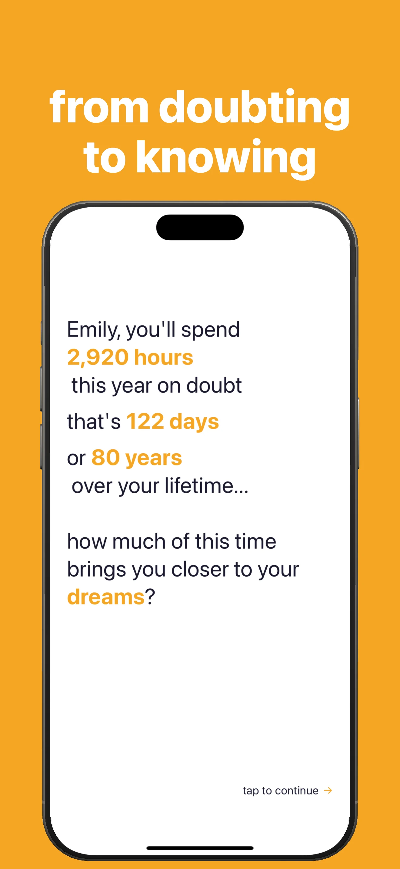 Mani app transform from doubting to believing screen